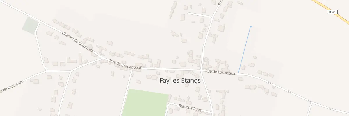Plan du 12 Rue Corneboeuf à Fay-les-Étangs