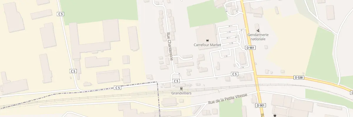 Plan du 20 Rue Chantereine à Grandvilliers