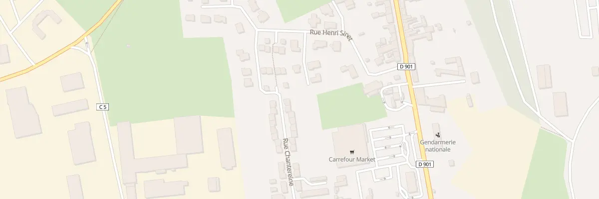 Plan du 40 Rue Chantereine à Grandvilliers