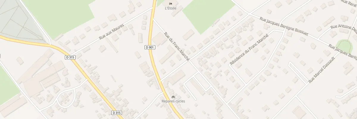 Plan du 5 Rue de Verdun à Grandvilliers