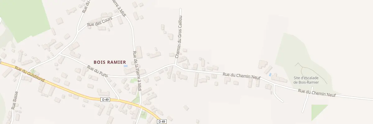Plan du 9 Rue du Chemin Neuf à Ambrault