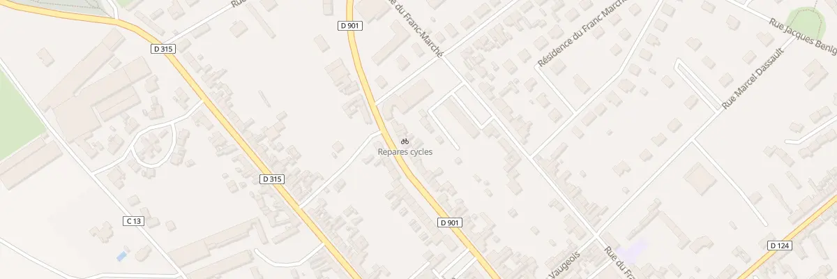 Plan du 66 Rue du Général Leclerc à Grandvilliers