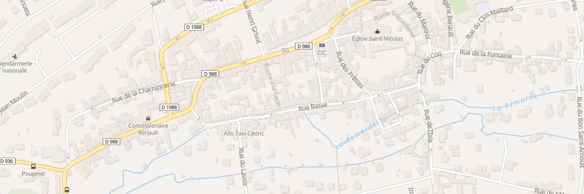 Plan du 13 Rue Basse à Saint-Arnoult-en-Yvelines
