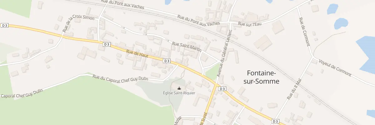 Plan du 4 Rue de Haut à Fontaine-sur-Somme