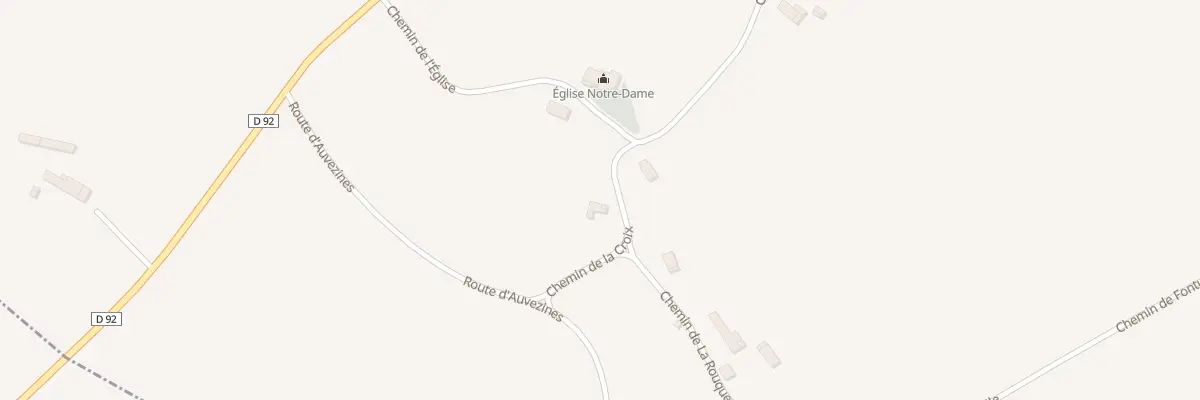 Plan du 5049 L’Eglise à Péchaudier