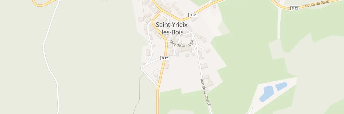 Plan du 8 Rue des Sabotiers à Saint-Yrieix-les-Bois