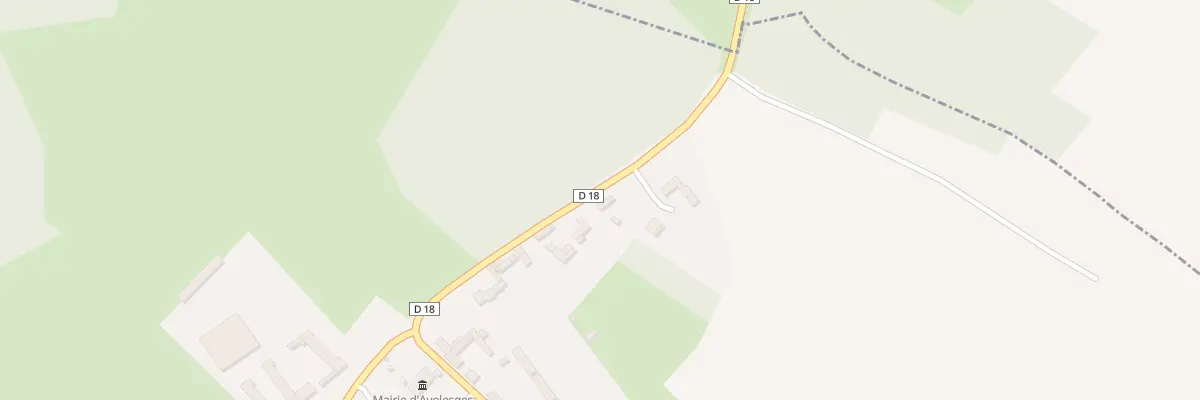 Plan du 5006 Rue General Leclerc à Avelesges