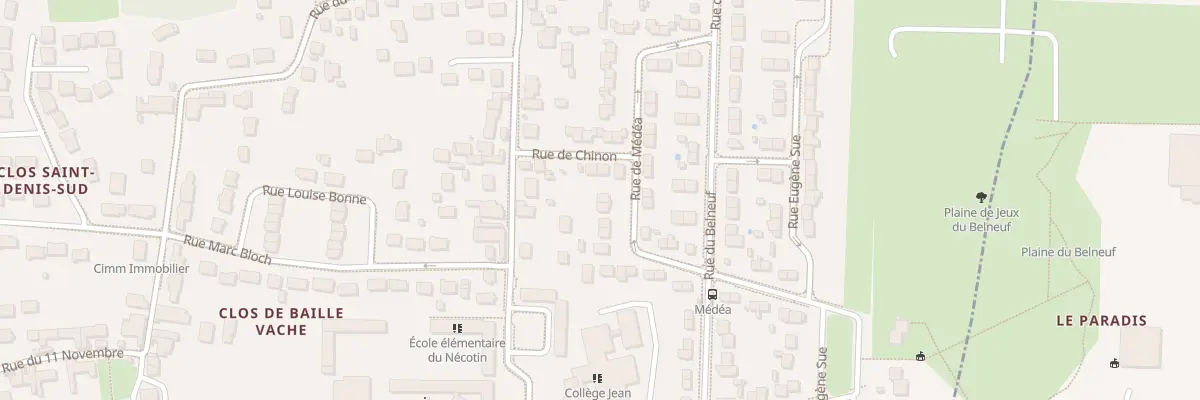 Plan du 35 Rue de Médéa à Orléans