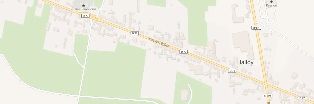 Plan du 39 Rue de l’Eglise à Halloy