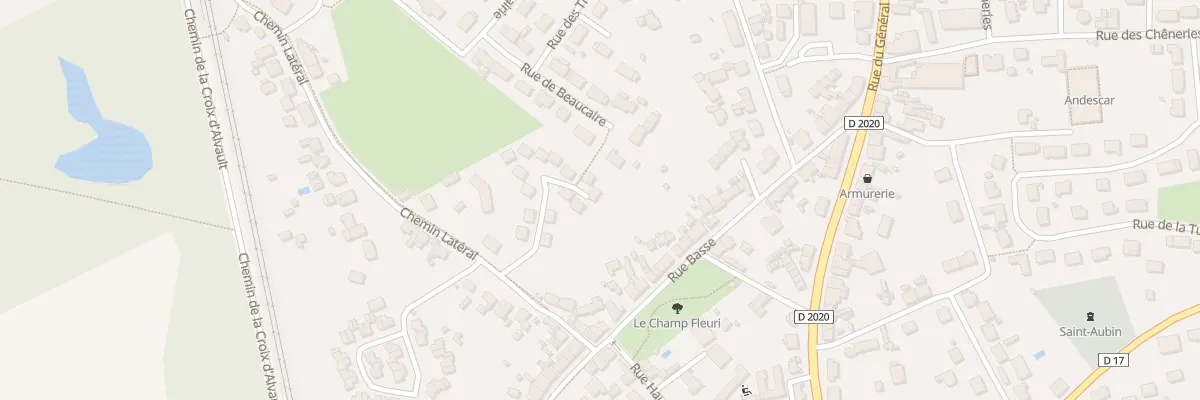 Plan du 10 Rue des Rouliers à La Ferté-Saint-Aubin