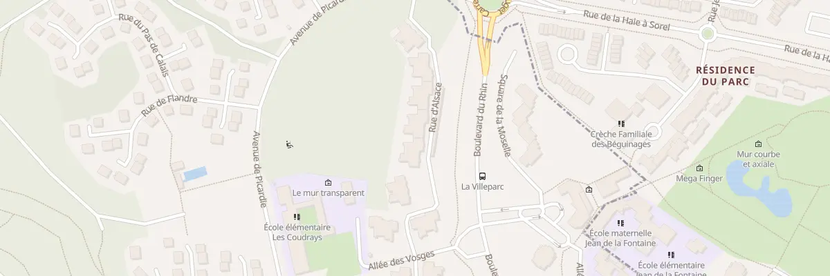 Plan du 3 Rue d’Alsace à Maurepas