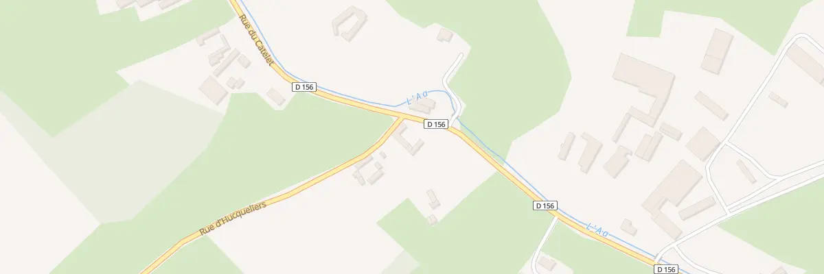 Plan du 1 Rue d’Hucqueliers à Bourthes