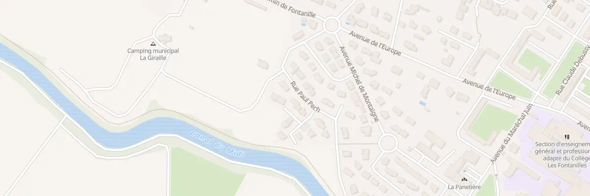 Plan du 79 Rue Paul Pech à Castelnaudary