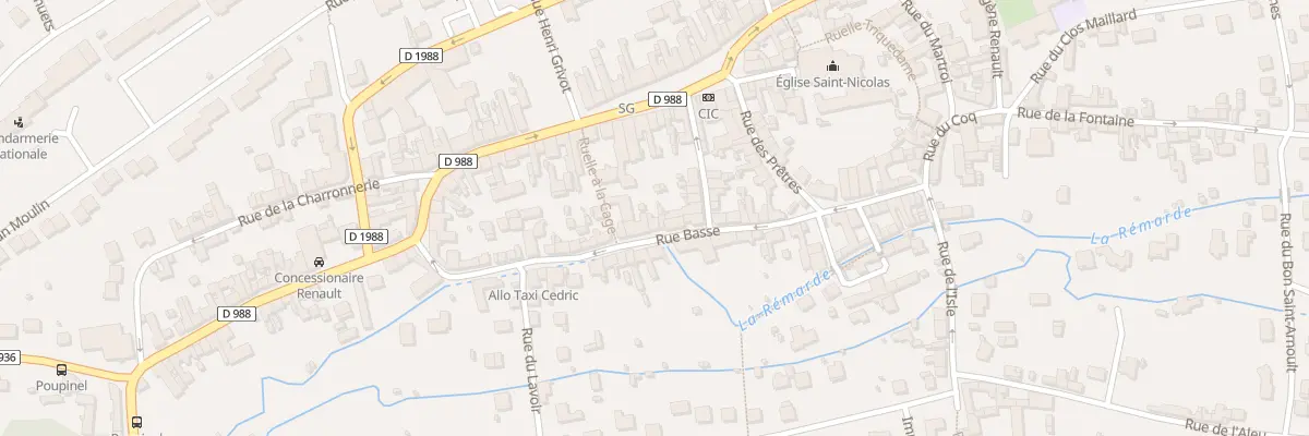 Plan du 13A Rue Basse à Saint-Arnoult-en-Yvelines