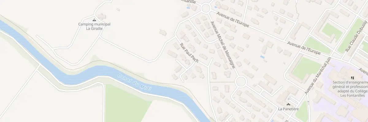 Plan du 71 Rue Paul Pech à Castelnaudary