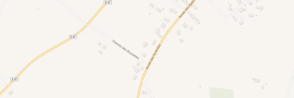 Plan du 588 Rte des Pyrénées à Cabanès