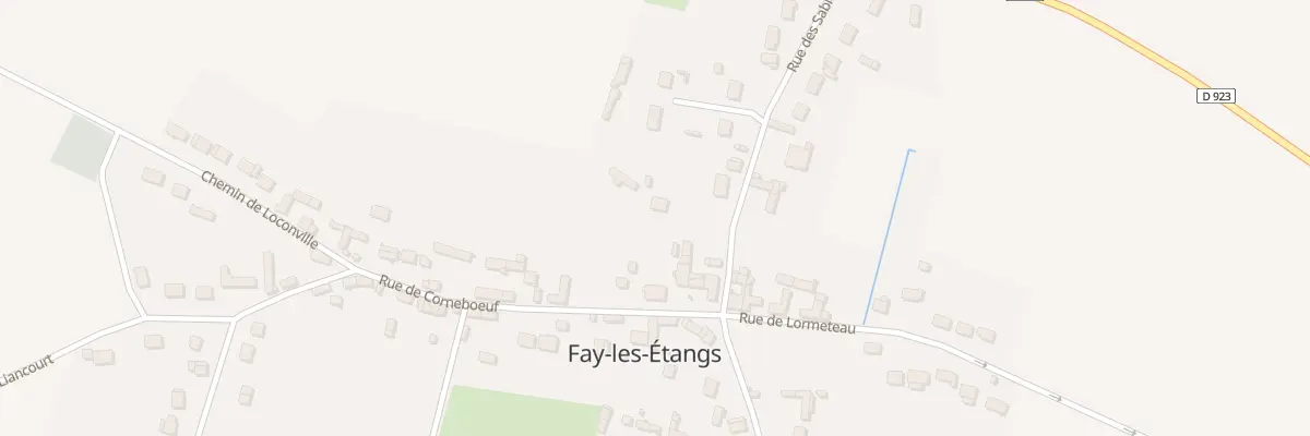 Plan du 10 Rue Corneboeuf à Fay-les-Étangs