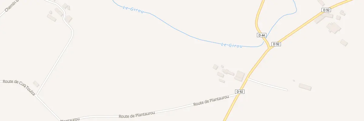 Plan du 2 Rte d’Aguts à Péchaudier