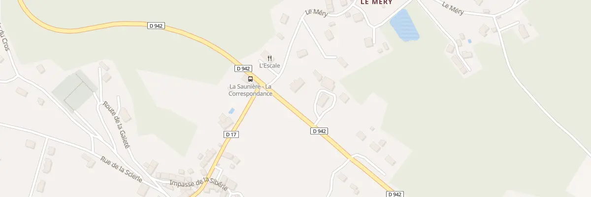 Plan du 12B Le Mery à La Saunière