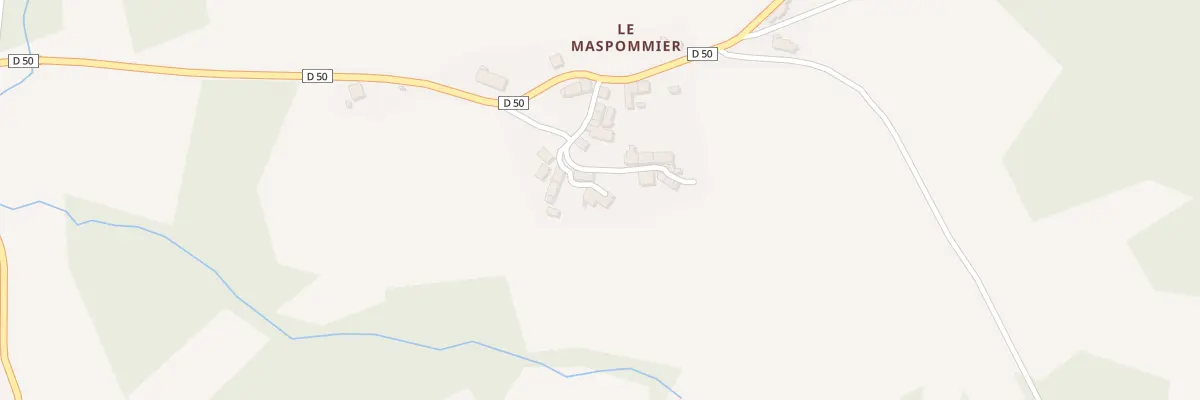 Plan du 5 Le Maspommier à Lépinas