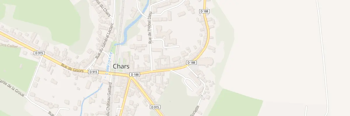 Plan du 33 Rue de l’Eglise à Chars