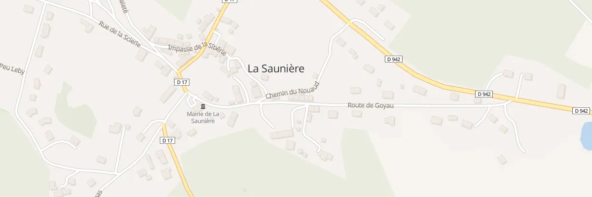 Plan du 17 Rte du Goyau à La Saunière