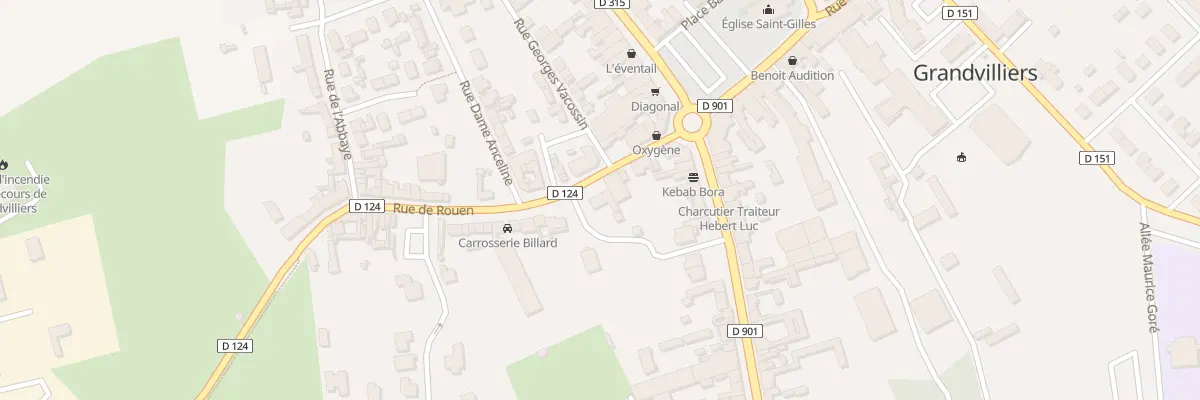 Plan du 7 Rue de Rouen à Grandvilliers