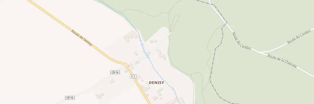 Plan du 5102 Rte de Denisy à Sainte-Mesme