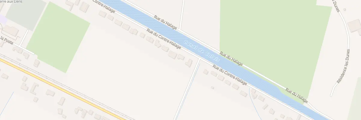 Plan du 2536 Rue du Contre Halage aux Attaques