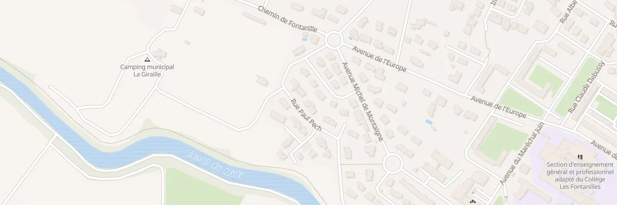 Plan du 78 Rue Paul Pech à Castelnaudary