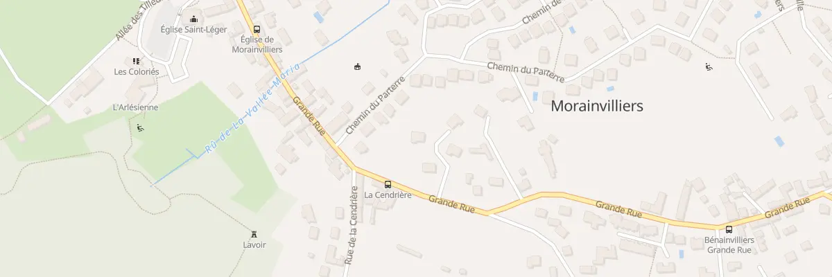 Plan du 30 Gr Grande Rue à Morainvilliers