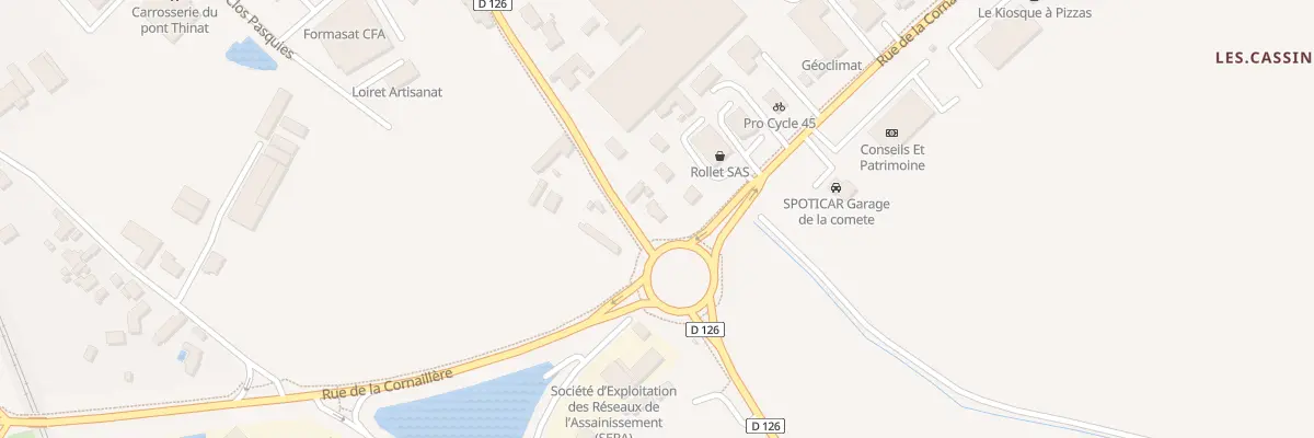 Plan du 69 Rte de Saint-Cyr-en-Val à Saint-Jean-le-Blanc