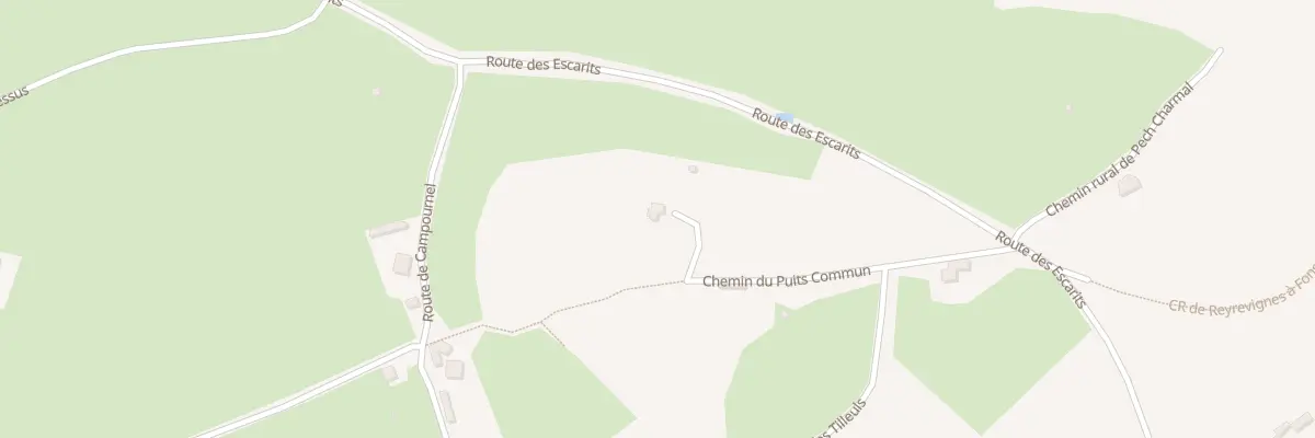 Plan du 150 Che du Puits Commun à Fons