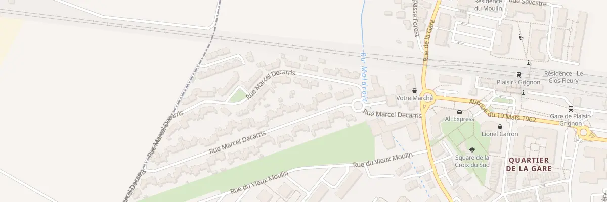 Plan du 14 Rue Marcel Decarris à Plaisir