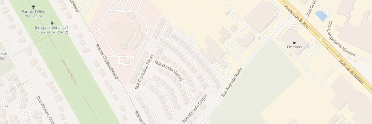 Plan du 18 Rue Yvette Kohler-Choquet à Orléans