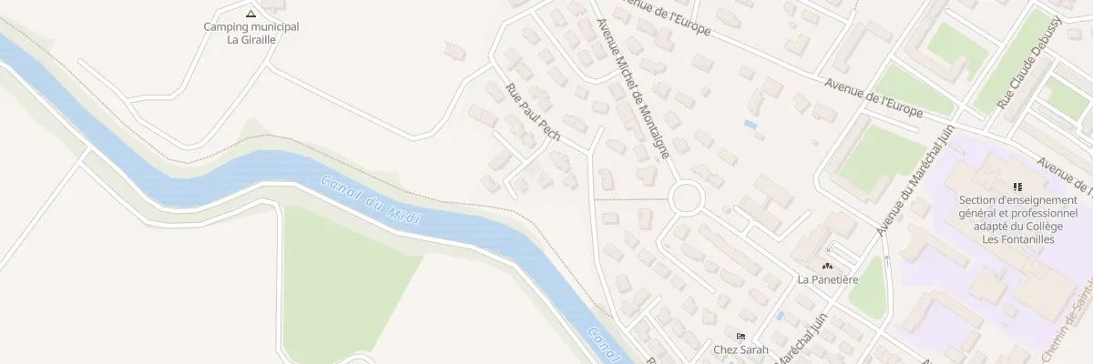 Plan du 43 Pl Gaston Garouste à Castelnaudary