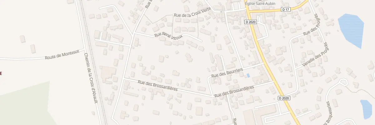 Plan du 12 Rue des Beurriers à La Ferté-Saint-Aubin