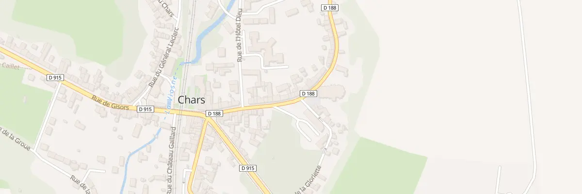 Plan du 39 Rue de l’Eglise à Chars
