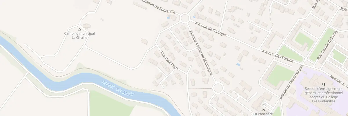 Plan du 64 Rue Paul Pech à Castelnaudary