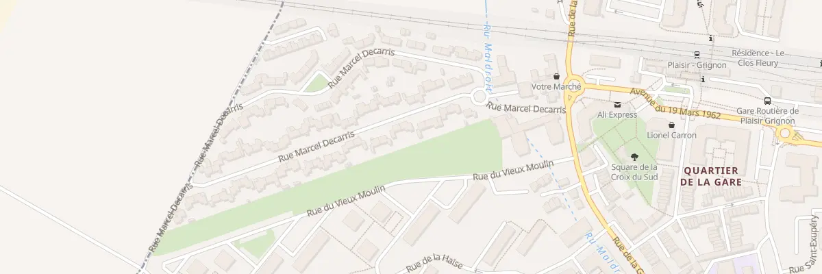 Plan du 11 Rue Marcel Decarris à Plaisir