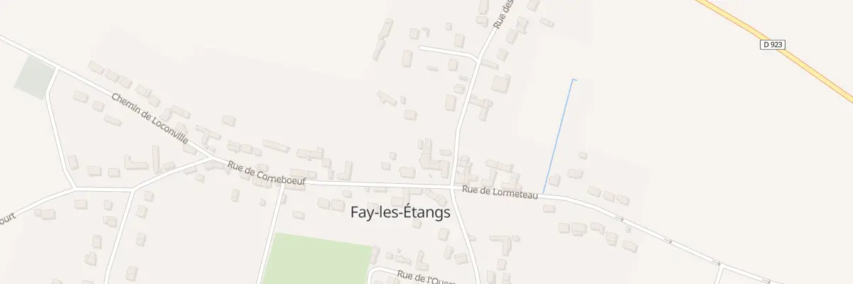 Plan du 6 Rue Corneboeuf à Fay-les-Étangs