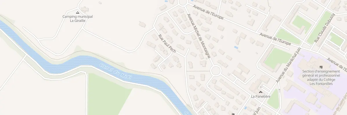 Plan du 25 Pl Gaston Garouste à Castelnaudary