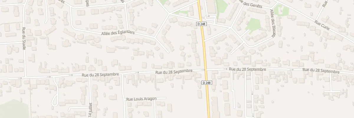 Plan du 1152 Rue du 28 Septembre à Marck