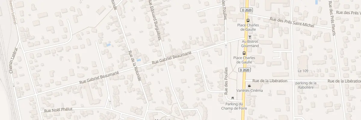 Plan du 9 Rue Gabriel Beaumarie à La Ferté-Saint-Aubin