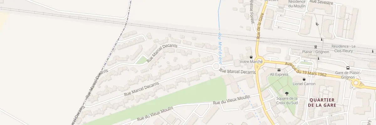 Plan du 12 Rue Marcel Decarris à Plaisir