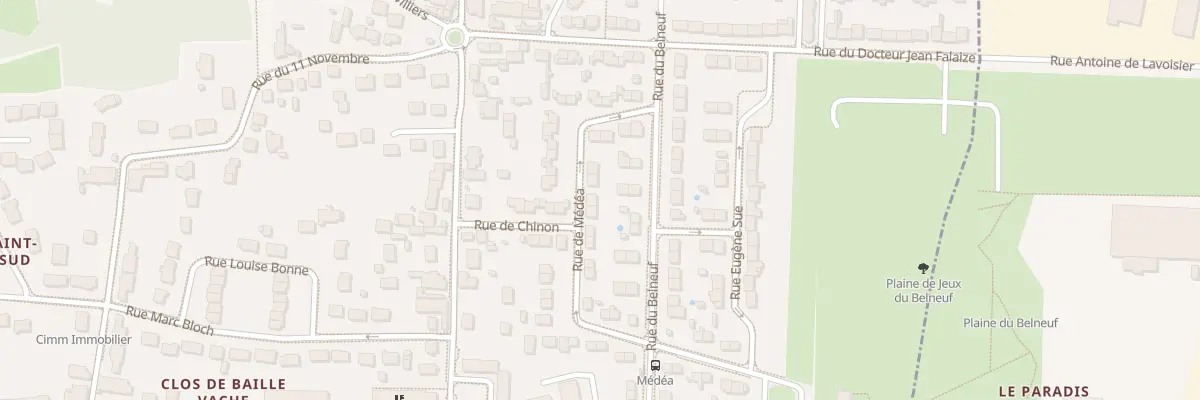 Plan du 28 Rue de Médéa à Orléans