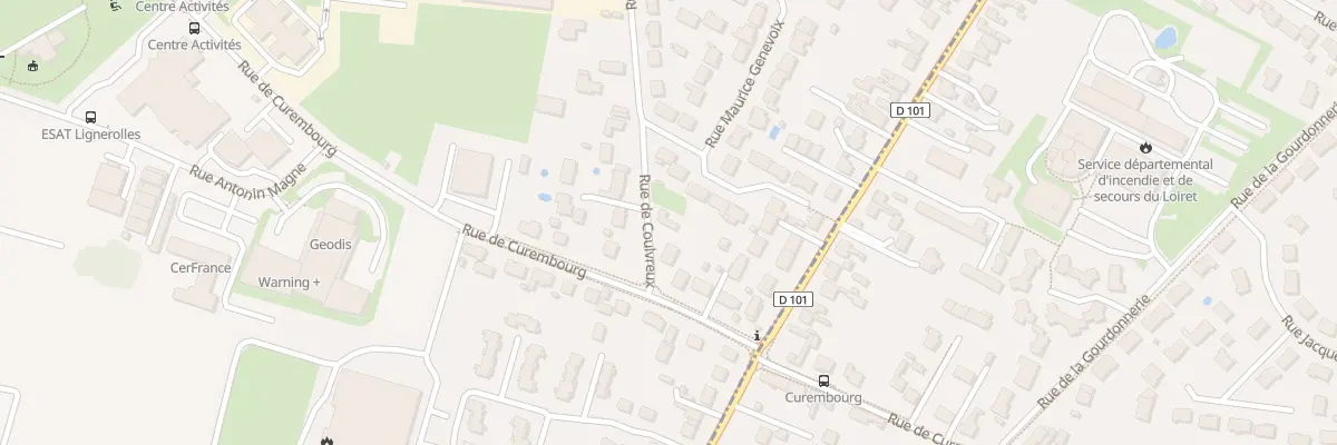 Plan du 6 Rue de Coulvreux à Fleury-les-Aubrais