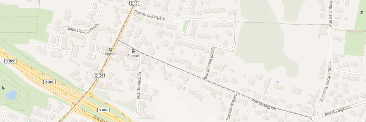 Plan du 858 Rue du Bignon à Semoy