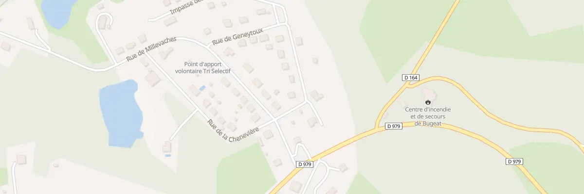 Plan du 1 Rue du Geneytoux à Bugeat