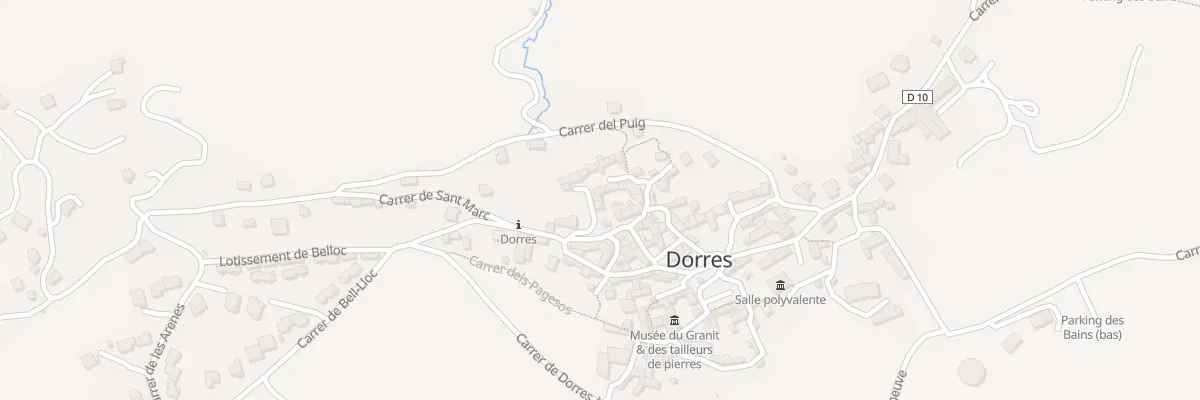 Plan du 18 Le Village à Dorres
